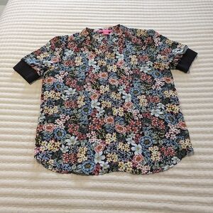 Catherine Malandrino Multicolor V-neck Shirt